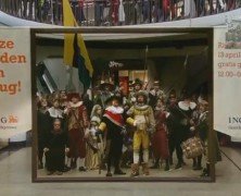 Para celebrar a reabertura do Rijksmuseum – Flash Mob